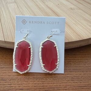 Kendra Scott Bold Red Earrings